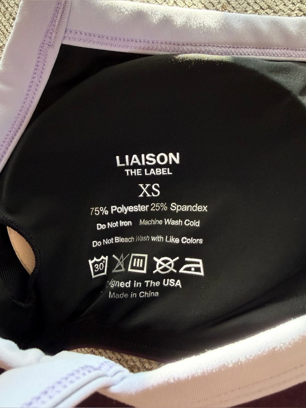 🦄 LIAISON THE LABEL: PLUM AND LILAC SET XS - Picture 2 of 4